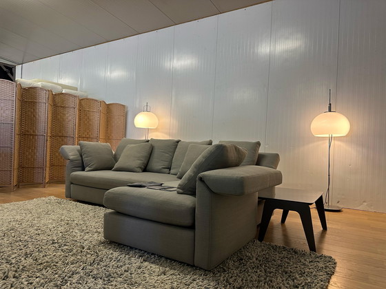 Image 1 of Divano angolare Minotti Collar con tavolino Minotti in condizioni nuove