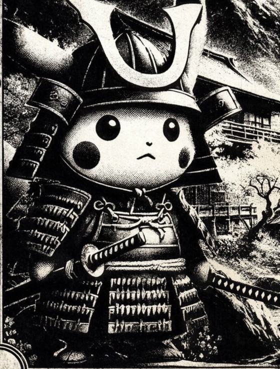 Image 1 of Kunstwerk Pikachu (Pokemon) Moment of Peace