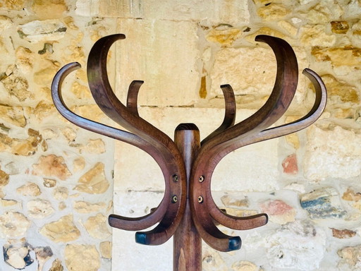 Porte-manteau sur pied de style moderne du milieu du siècle, par Baumann, années 1960
