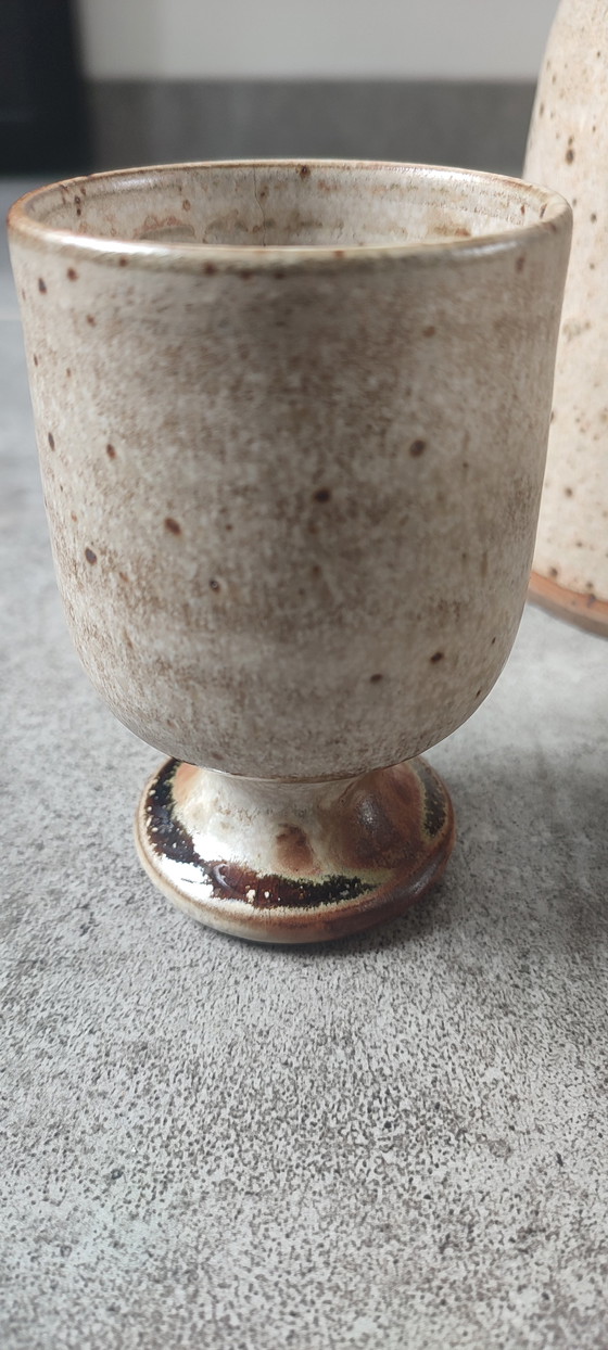 Image 1 of Servizio trio in gres pirite, Puisaye, Jean-Pierre Prud'homme.

