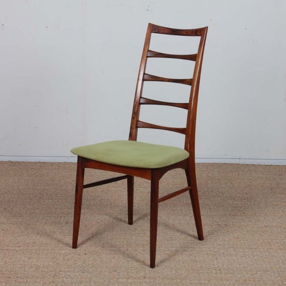 Image 1 of Set van 4 Scandinavische palissander stoelen van Niels Koefoed