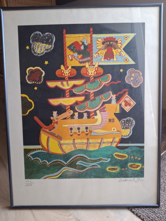 Image 1 of Lithographie signée par Simon Dittrich