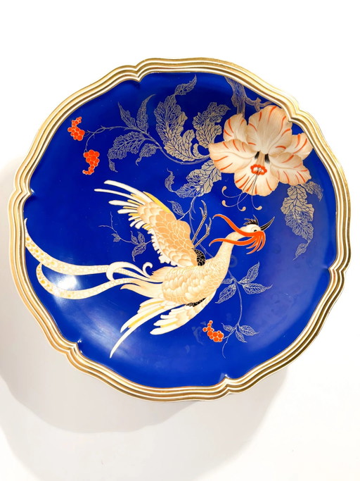 Rosenthal 1940er Porzellan Fußteller Tafelaufsatz, Chippendale Dekoration
