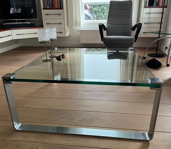 Table en verre Robert Schmitt K830 – Ronald Schmitt, Tables basses, Chrome (photo 5 of 5)