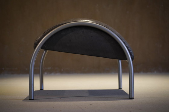 Image 1 of Vintage COR Zyklus Loungestoel en Ottoman van Peter Maly, Duitsland jaren 1980