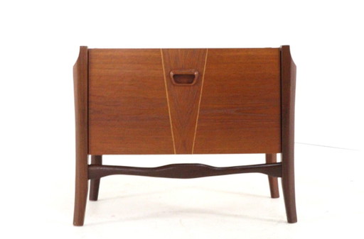 Juego de 2 mesitas de noche de teca estilo vintage. – nachtkastjes, Wood (photo 2 of 14)