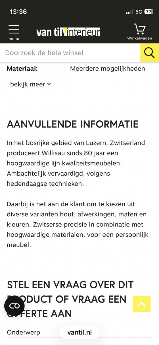 Image 1 of Beautiful Willisau dining table