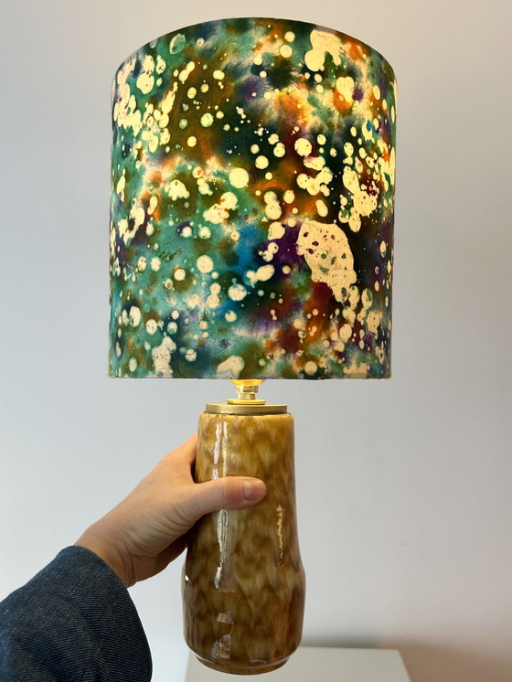 Image 1 of Lampe de table sans fil fabriquée à partir d'un vase Scheurich vintage