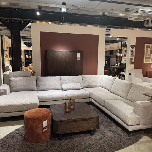 Acante - Grauer Stoff – Pronto Wonen, hoekbanken, Textile, Lambskin
