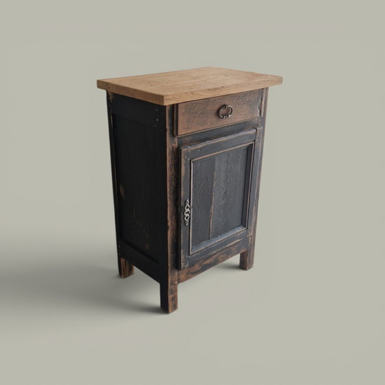 Image 1 of Tavolino rustico in stile country - Inizi del XX secolo