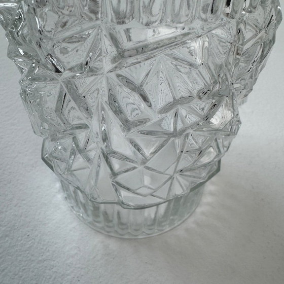 Image 1 of PAIR OF VINTAGE GLASS PENDANTS