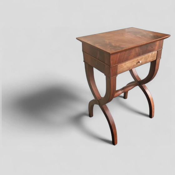 Image 1 of Console style Restauration - Bois de noyer - Époque XIXème 