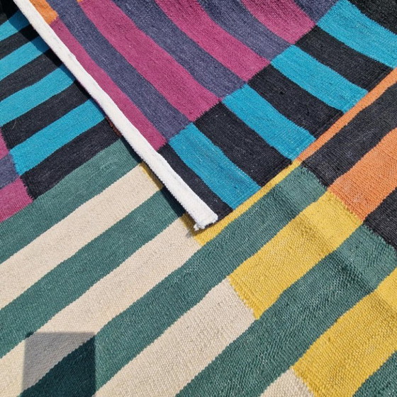 Anni Albers Bauhaus handgewebter Wandteppich | Moderne Textilkunst | 271 × 190 cm (107 × 75 Zoll) (photo 6 of 9)