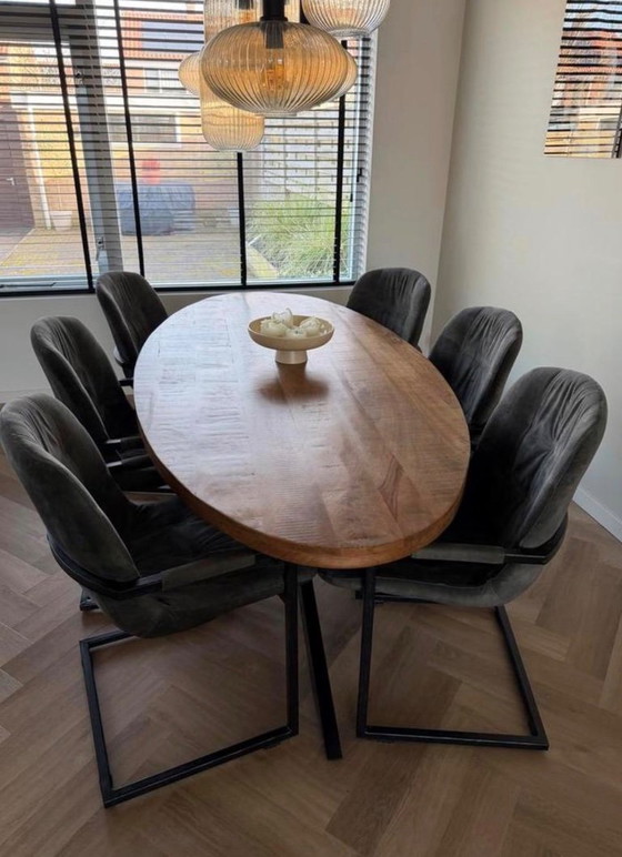 Image 1 of Chaises de salle à manger de luxe, lot de 6.