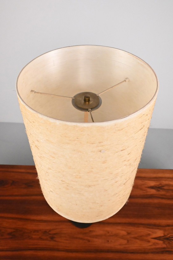 Image 1 of Lampada da tavolo in teak e ottone