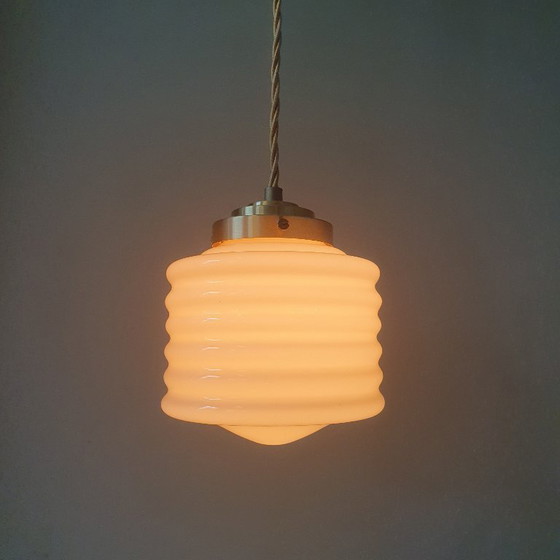 Lampada a Sospensione Vintage Francese 'Lampion' Colore Rosa Pastello – Lampade a sospensione, Metal (photo 21 of 22)