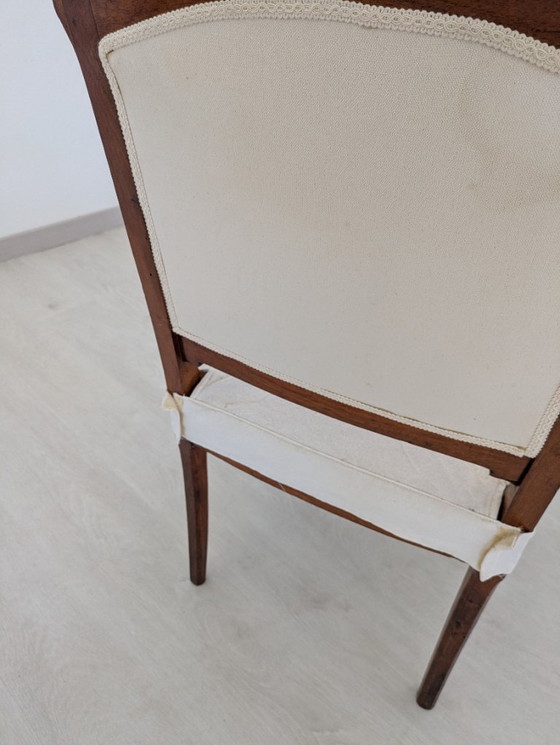 Image 1 of Art Nouveau - Sessel (2) - Holz, Stoff