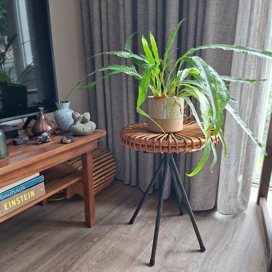 Image 1 of Sgabello/tavolino Dirk van Sliedrecht Design olandese della metà del secolo