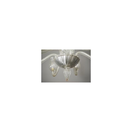 Image 1 of Vintage Venini Murano glass pendant lamp, 1950s