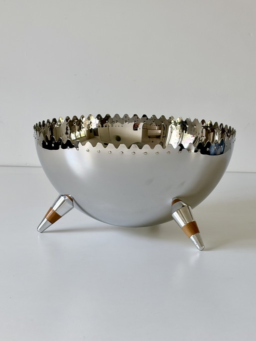 Alessi bowl “Chimu” by Joanna Lyle. – schalen, Wood, Aluminium