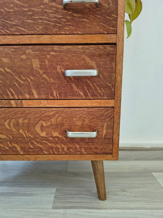 Image 1 of Mid-Century Ladekast – Massief Hout – Jaren 60 Deens Design