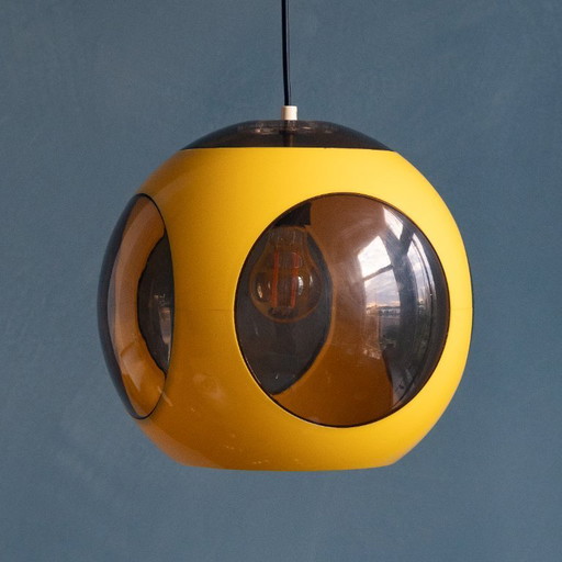 Yellow Massive Bug Eye Space Age Hanglamp