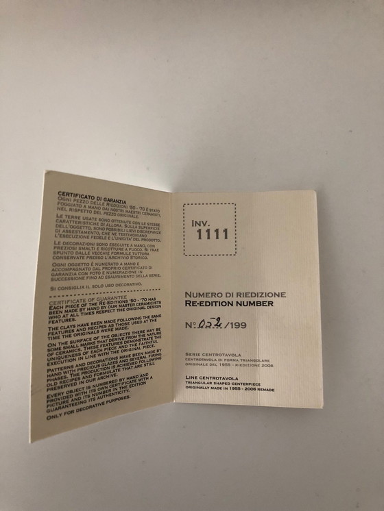 Image 1 of Bitossi Ceramiche – “Centrotavola” (Ciotola Centrotavola)