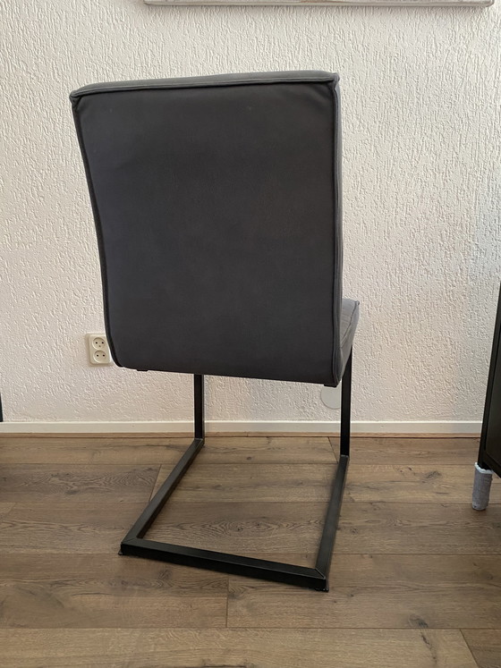 Image 1 of 3 modern grey chairs