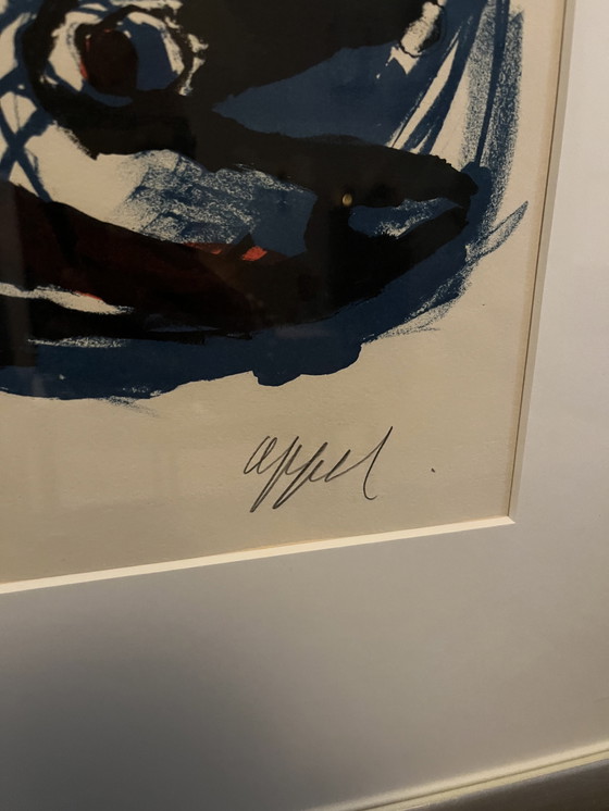 Image 1 of Karel Appel screenprint Four Heads