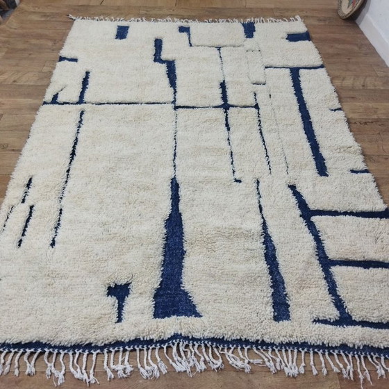Image 1 of Authentic Moroccan Berber Wool Rug 283 x 188 cm / Authentiek Marokkaans Berbertapijt 283 x 188 cm