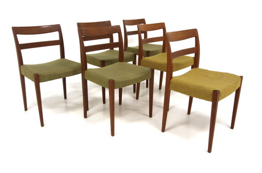 Chaises Garmi en Teck par Nils Jonsson pour Troeds, Sweden, 1960, Set de 6