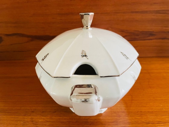 Image 1 of Art Déco, zuppiera della Victoria China, Cecoslovacchia, anni '30