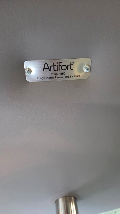Artifort F550 Tulpen-Sessel von Pierre Paulin (mit Hocker)
