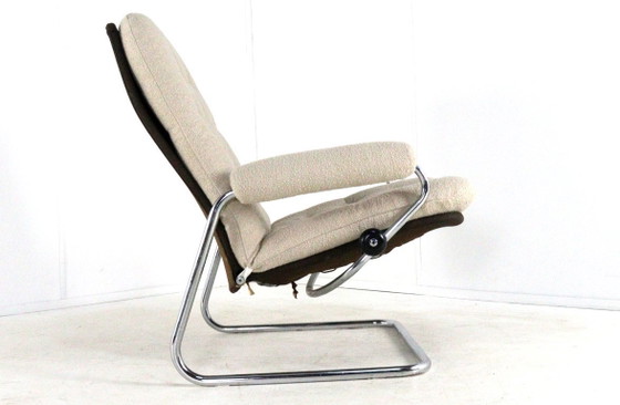 Image 1 of Ekornes Stressless 1970s armchair vintage newly upholstered