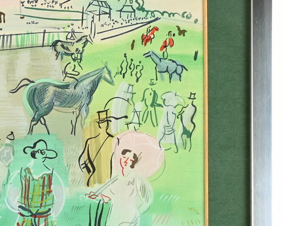Image 1 of Charles Sorlier, Epsom 39 (after Raoul Dufy). Lithograph. C.1960.