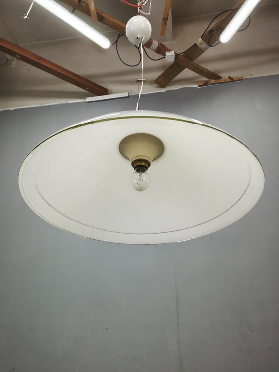 Lampada a sospensione regolabile in vetro di Murano modernista italiano anni '70 – Lampadari, Glass (photo 4 of 8)