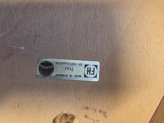 Image 1 of 4 sillas de comedor Hans Wegner 'HEART' -4103- más mesa de origen