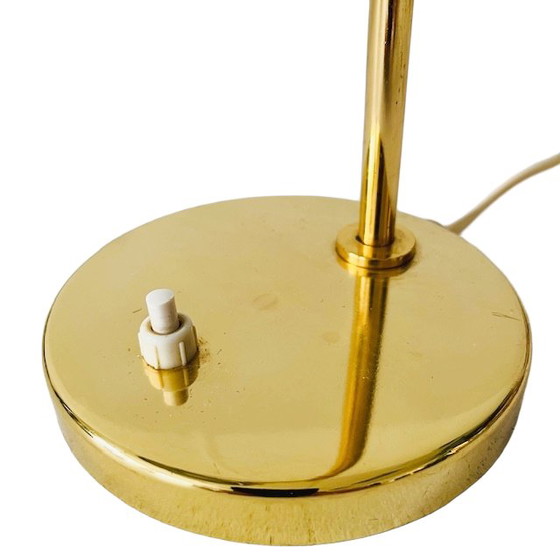 Image 1 of Lampe de table vintage S.A. Boulanger dorée du milieu du siècle, années 1970