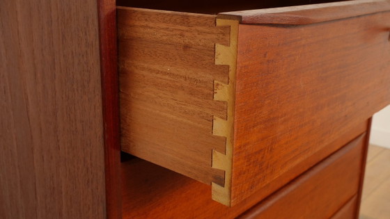Vintage Danish Chest of Drawers | Teak | 6 Drawers | 123 cm – Wood (photo 7 of 10)