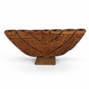 Menorah vintage (7 bracci) / Candelabro dal design brutalista / Arte popolare