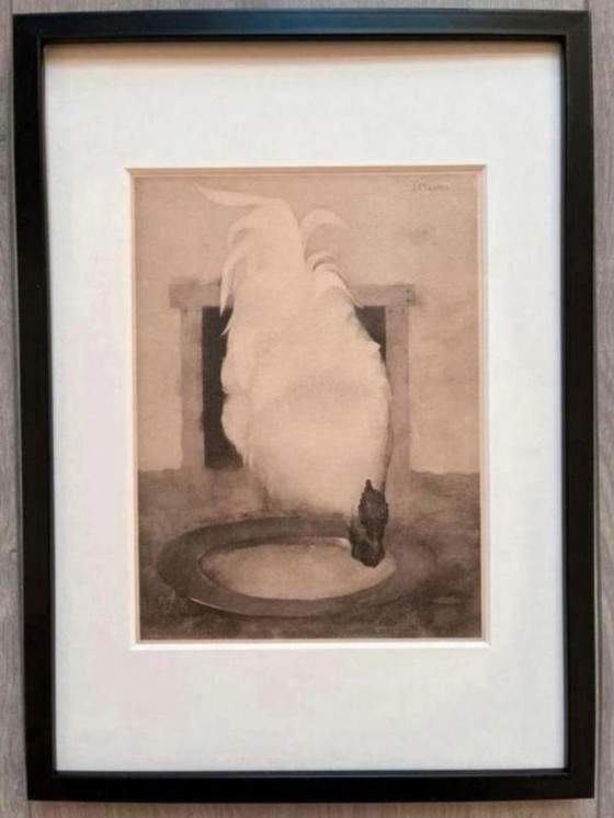 Image 1 of Jan Mankes 1889-1920 / Heliogravure originale Wyandotte Haan 1923