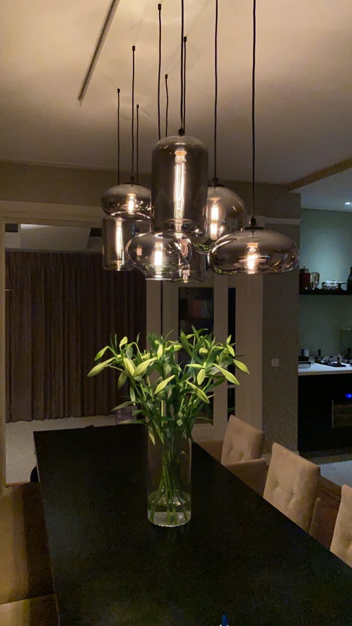 Lampe suspendue LED dimmable By Eve Bulbs pour table à manger