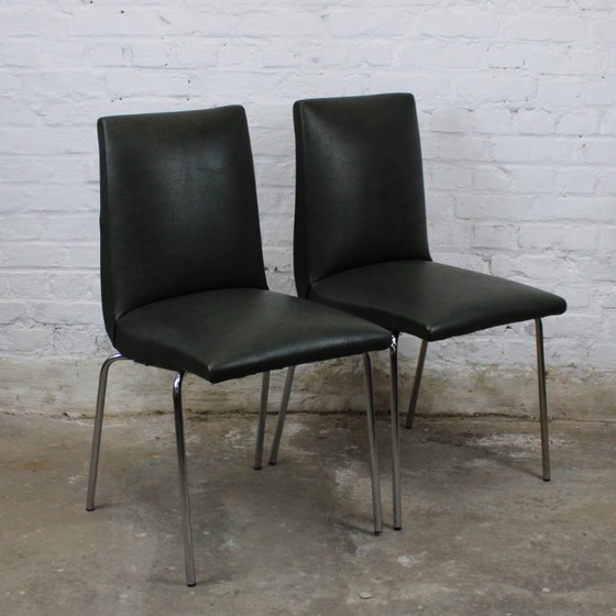 Image 1 of 6x vintage Robert chair by Pierre Guariche for Meurop 1960s