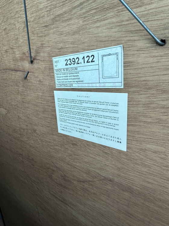 Image 1 of Authentieke Deknudt Wandspiegel (België) - Verguld - 122 cm