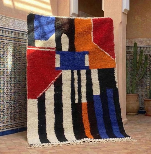 Traditional Moroccan Rug – Handmade in the Atlas Mountains 200cmx300cm – vloerkleden en tapijten, Wool
