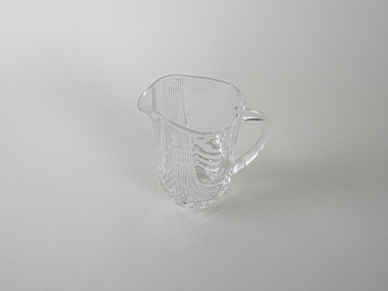 Image 1 of Crystal jug, Italian design, 1970s, made in Italy