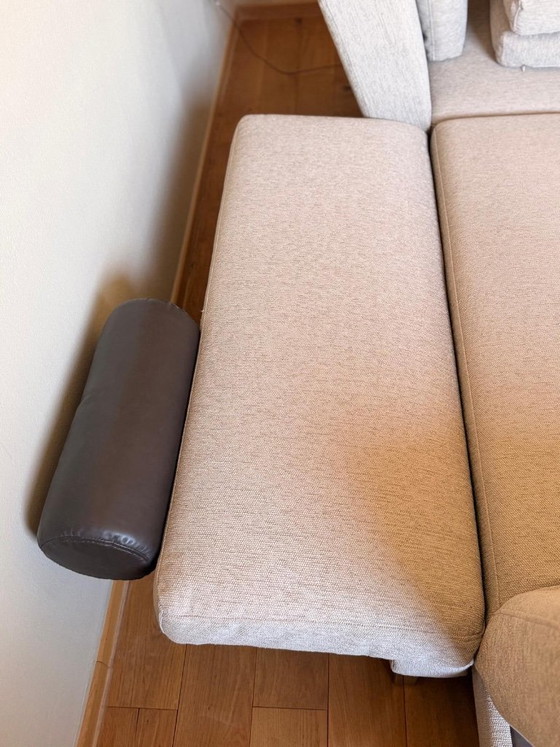 Brühl Four-Two – divano componibile con chaise longue e poggiatesta in pelle – Sofà, Textile (photo 13 of 30)
