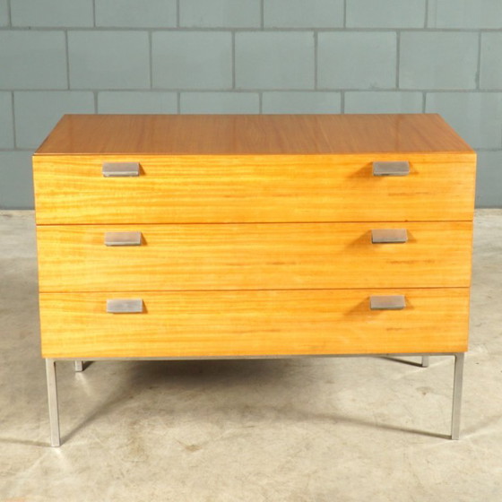 Midcentury Ladekast – André Monpoix – Model 812 – Meuble TV – 1960 – Andre Monpoix, Ladekasten, Metal (photo 6 of 10)