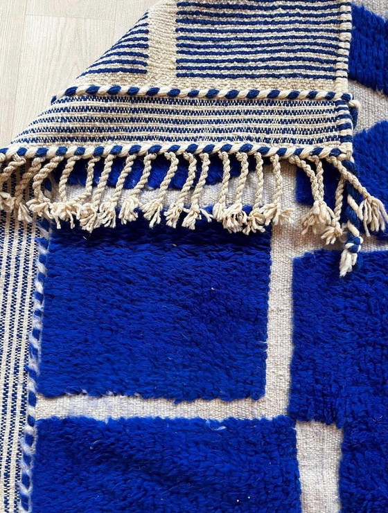 Alfombra de lana pura hecha a mano, artesanía tradicional, 2/3 m – Aime Té, Wool (photo 6 of 7)