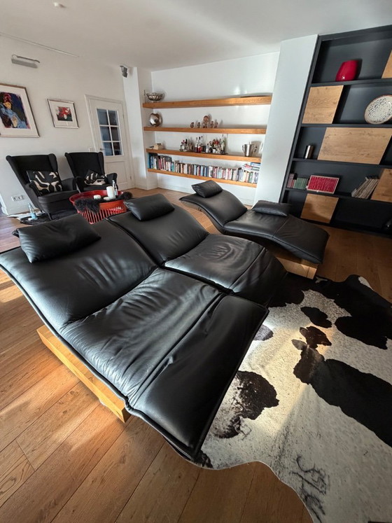 KOINOR Free Motion Divano in pelle di design – elettrico, girevole, scorrevole – 320 cm – Sofà (photo 10 of 14)